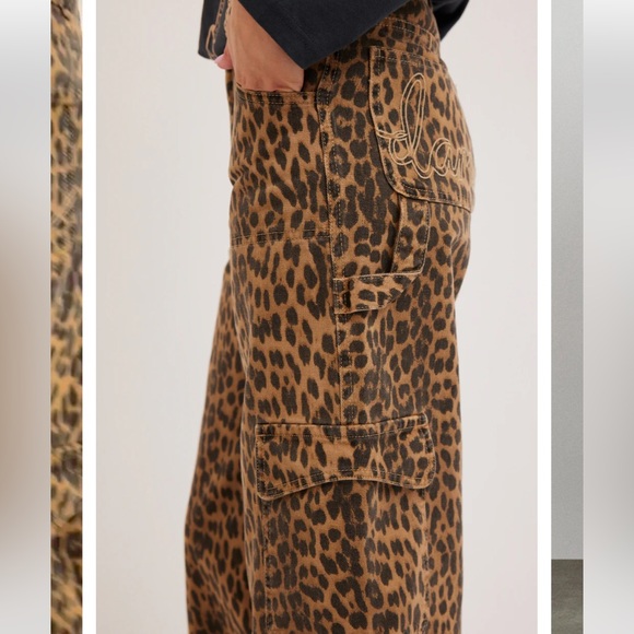 Leopard Cargo Pants by Damson Madder - US 10 - Picture 4 of 14